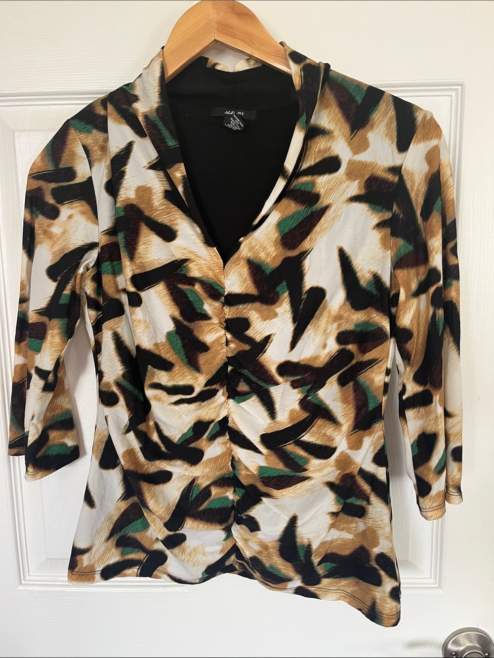 Alfani floral print blouse
